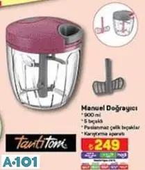 TANTİTONİ MANUEL DOĞRAYICI 900 ML TANTİTONİ MANUEL DOĞRAYICI 900 ML